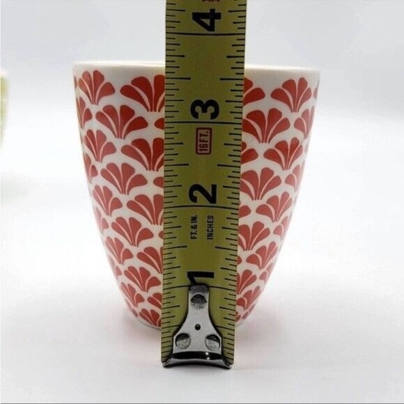 Starbucks set of 3 nesting cups mugs green red blue 8oz each 2009 New Bone China - Picture 7 of 11